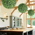 thumbnail image 6 of Multi-Functional2 PCS 24” Artificial Plant Topiary Ball with Pot, Faux Boxwood Balls with LED, Topiary Balls Artificial Outdoor Set of 2 for Backyard, Balcony, Garden, and Home Decor, 6 of 9