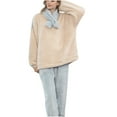 thumbnail image 1 of Pijamas mullidas Gibobby Para mujer Pantalones Manga larga Ropa de dormir Invierno Azul XL, 1 of 5