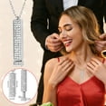 thumbnail image 4 of Delicado Collar con Colgante de Estrella de Circonita para Mujer | Cadena de Cobre Ajustable de 50 Cm | Elegante Joya para Regalo de Cumpleaños | Romántico Mensaje de "Te Amo" para Ella, 4 of 5