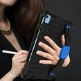 thumbnail image 5 of Allytechgroup Shockproof Case for Apple iPad A16 11th Gen 11" 2025/ iPad 10th Gen 10.9" 2022, Heavy Duty Protection Stand Hand Strap Shoulder Strap Bumper Rugged Kids Friendly Case Cover,Black+Blue, 5 of 5