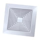thumbnail image 4 of Cubierta de ventilador de escape de baño Cubierta de rejilla de ventilador de techo de baño Reemplazo cuadrado 31 cm, 4 of 9