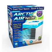 Arctic Air Pure Chill Evaporative Personal Space Air Cooler Portable , Quiet operation, UV Light, Purifies As it Cools, Purifying Technology Cool Your Space Quick and Easy, Cooler