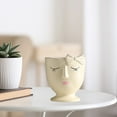 thumbnail image 3 of Maceta Decorativa para Interiores Y Exteriores, Maceta de Cerámica, Maceta de Cerámica, Maceta con Estatua Creativa, Maceta para Decoración BLESIY maceta interior grande, 3 of 7
