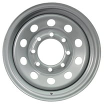 eCustomrim Equipment Trailer Rim Wheel 16 in. 16X6 8 Hole Bolt Lug Gray Grey Modular Holes