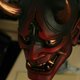 thumbnail image 3 of Máscara de demonio aterradora japonesa, disfraz de Halloween, accesorios de Cosplay malvados de Guerrero Ninja, 3 of 4