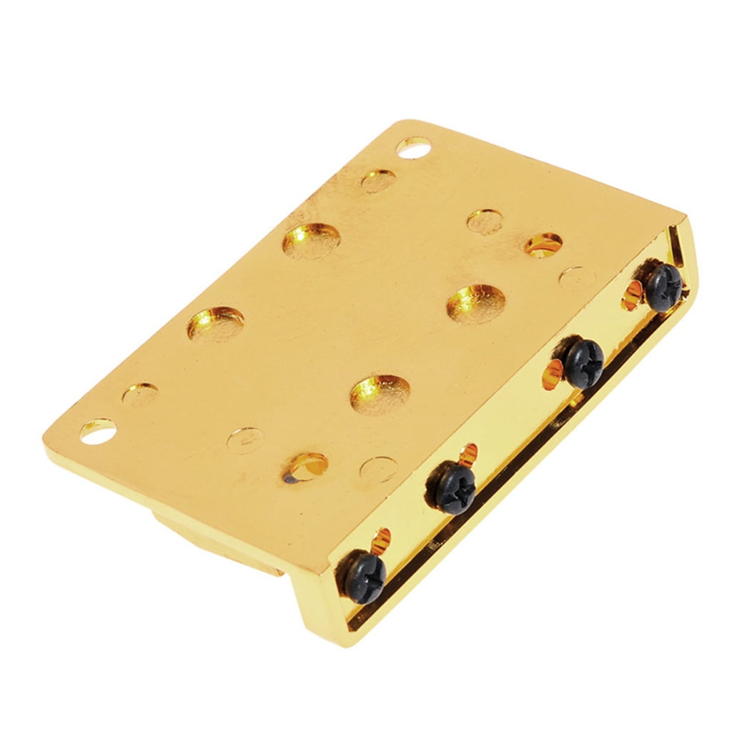 Oasiva 79.5x51.5MM Guitar Bridge Assembly Metal Texture Perfect for Electric Guitar
