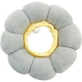 thumbnail image 4 of Grey Recovery Collar, Crystal Velvet Adjustable Elizabethan Collar for Anti-bite and Anti-lick Healing, Post-Surgery Protection (M), 4 of 5