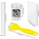 thumbnail image 5 of Kit de 7 herramientas de modelado de acero inoxidable para esculpir arcilla con láminas acrílicas y raspador de rodillo., 5 of 5