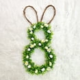 thumbnail image 4 of Easter Door Wreath, Easter Bunny-Shaped Wreaths for Front Door Decoration, Handmade Eucalyptus Green Leaves Wreath for Spring, Farmhouse Wreath for Wall Window Decor, 4 of 8