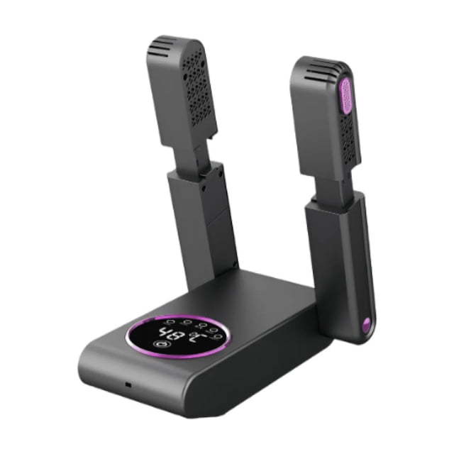 "Secador De Zapatos Tenis Plegable Portatil Con Ozono Uv Malubero Negro con Morado