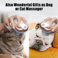 thumbnail image 7 of Electric Scalp Massager, Head Massager for Hair Growth and Stress Relax, Handheld Portable Scalp Brush and Scrubber, Head Scratcher with 96 Kneading Nodes, Dog and Cat Massager(White), 7 of 7