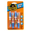 thumbnail image 1 of Pegamento transparente Super Glue Gorilla, 3 g x 4 tubos (paquete de 1), 1 of 5