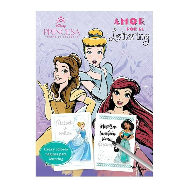 Disney Princesas Amor por el Lettering Planeta Junior Equipo Editorial