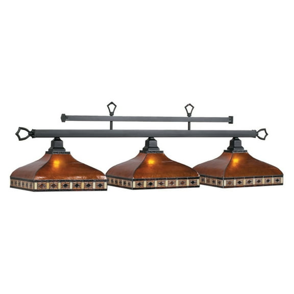 Traditional Style 56" Tahoe 3-Light Billiard Pendant Light Fixture