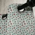 thumbnail image 3 of Ambesonne Geometric Grommet Curtain, Thin Lines with Dots, 50" x 120", Brown Cream Seafoam, 3 of 6