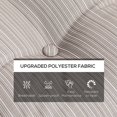 thumbnail image 4 of Indoor Outdoor 2 Chair Cushion with Button Tufted, for Patio, Grey Strip, 4 of 10