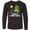 AB-Black, variant on Inktastic Daddys Fishing Buddy Cute Frog Long Sleeve Youth T-Shirt