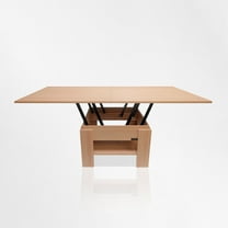 Transformer Lift Top Coffee Table -(For 6-8 People) - Transformer Furniture Inc - Honey Elm