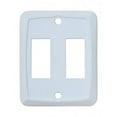 thumbnail image 3 of VALTERRA Diamond Group P7201C White Double Switch Face Plate, 3 of 3