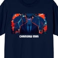 thumbnail image 7 of Chainsaw Man Aki Hayakawa Devil Hunter Human Navy Short Sleeve Adult T-Shirt-XS, 7 of 7