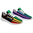 thumbnail image 5 of Unisex Rainbow Sneakers, LGBT Shoes for Men Women Lightweight Breathable Running Shoes White Size 11, 5 of 7