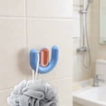 thumbnail image 1 of YiJuHui Wall Mounted Slipper Rack, No Drill Shoe Organizer with Suction Cups, Bathroom Toilet Storage Hooks for Umbrella Bags, Space Saving Waterproof Entryway Closet Shelf, 1 of 6
