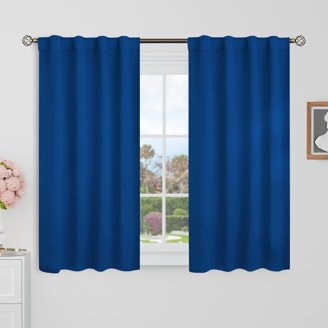 Lush Decor Diamond Ikat Light Filtering Curtain Panels - 84x52 Inches, Black, 2 Panels