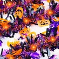 thumbnail image 4 of MYFLOCY Halloween Fall Tinsel Garland Outdoor Mantel Tree Home Decor 5 Pack 33 Ft, 4 of 7