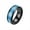 Black, variant on Men's Women's Stainless Steel Enamel Statement Ring Created Turquoise Simple Style Wedding Finger Jewelry Black Size 12