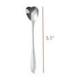 thumbnail image 3 of Heart Shaped Stainless Steel Spoon Long Handle Design Multi Functional Kitchen UtensilforStirring Coffee Serving Desserts And Ice Cream Easy To CleanforHome Use And Entertaining, 3 of 3