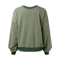 thumbnail image 5 of Women Blouses Zip Light Womens Crop Sweater Athletic Women Tops Womens Tall Plain Shirt Young Adult Sweaters Short Sleeve Blouse Long Sleeve Turtleneck Ladies Sweatshirts under 10 Ladies Green S, 5 of 5