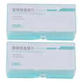 thumbnail image 2 of 400Pcs Microscope Cover Slips, High Definition Microscope Glass Cover Slides for Laboratory Scientific Biological Study, 2 of 8
