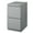 Silver, variant on Pemberly Row 20" 2-Drawer Modern Metal Mobile Pedestal File Cabinet in Silver