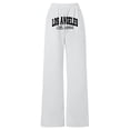 thumbnail image 3 of Shadoumai Girls Wide Leg Pants Kids Fashion Lace Hem Elastic Waist Uniform Pants Slacks with Pockets 5-14 Years, 3 of 4