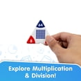 thumbnail image 3 of Junior Learning: Multiplication Triangles - Cover & Learn, Memorize Multiplication-Division Equations, Color-Coded Visual Math Manipulative, Melamine, 3 of 10