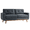 Blue, variant on 68” Mid-Century Modern Loveseat, Upholstered Sofa, Solid Wood Legs, Easy Assembly for Living Room Bedroom, Dark Gray