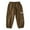 Dark Coffee, variant on Hotiary Toddler Baby Baggy Cargo Pant Boys Girls High Waist Jogger Trouser Casual Elastic Waist Sweatpants with Pockets for 18 Months-5 Years