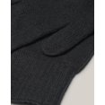thumbnail image 2 of Guantes Lona Scott 100% cashmere negros, hechos en Escocia, 2 of 3