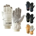 thumbnail image 4 of Ski Snow Gloves Men Women Winter Thermal Waterproof Windproof TouchScreen Warm-White, 4 of 5
