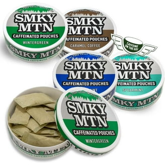 Smokey Mountain Herbal Long Cut – Artic Mint – 5 Can Box - Tobacco Free and  Nicotine Free Snuff