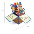 thumbnail image 2 of Cheinxy Large Pop Up Birthday Cards with Blowable Lights and Music,Delicate & Funny Happy Birthday Cards 3D Greeting Cards Special Birthday Gifts for Kids and Teens, 2 of 8