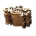 thumbnail image 1 of 60 Pack Me Too Wood Letters Scene Props Wooden Handwriting Style Exquisite Pendant Letter Decor Crafts, 1 of 10