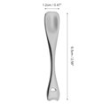 thumbnail image 4 of Unique Bargains 2 Pcs Mini Makeup Cosmetic Spoon Hangable Wave Tail Facial Mask Spatula Silver Tone, 4 of 6