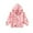 B Pink, variant on Esaierr Toddler Hooded Outerwear Spring Fall Jackets for Girls, 3-8Y Hooded Outerwear Jackets,Lightweight Kids Coats Windbreaker Casual Outerwear