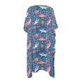 thumbnail image 2 of HELLHERO High Quality Fabrics Bathing Suit Cover Up for Summer Casual Flowy Ocean Sea Creatures Cover, 2 of 6