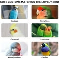thumbnail image 7 of Cute Bird Costume, Parrot Cloak Cosplay Photo Prop, Bird Clothes for Budgerigar, African Greys Parakeet, Conure, Cockatiel, Mynah, 7 of 7
