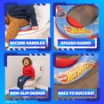 thumbnail image 2 of Asiento para ir al baño Hot Wheels Soft con gancho de almacenamiento para niños pequeños, 2 of 5