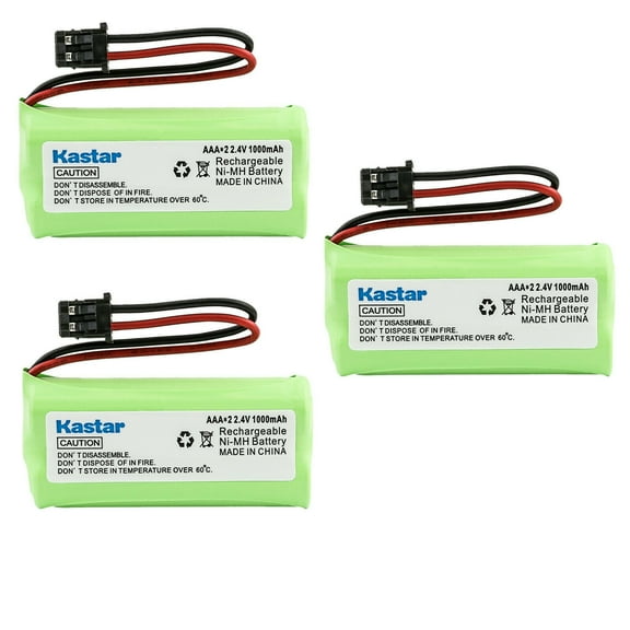 Kastar 3-Pack Battery Replacement for Uniden D1688-5 D1760 D1760-2 D1760-2W D1760-3 D1780 D1780-BT D1780-2BT D1780-2W D1780-3 D1780-3BT D1780-4 D1785 D1785-2 D1785-3 D1785-4 D1785-5 D1785-6 D1785-7