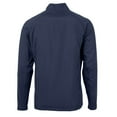 thumbnail image 3 of Men's Cutter & Buck Navy Georgetown Hoyas Adapt Eco Knit Hybrid Recycled Big & Tall Full-Zip Jacket, 3 of 3