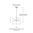 thumbnail image 3 of Capital Lighting 248841BN Lawson 4 Light 15" Wide Semi-Flush Ceiling Fixture - Nickel, 3 of 7